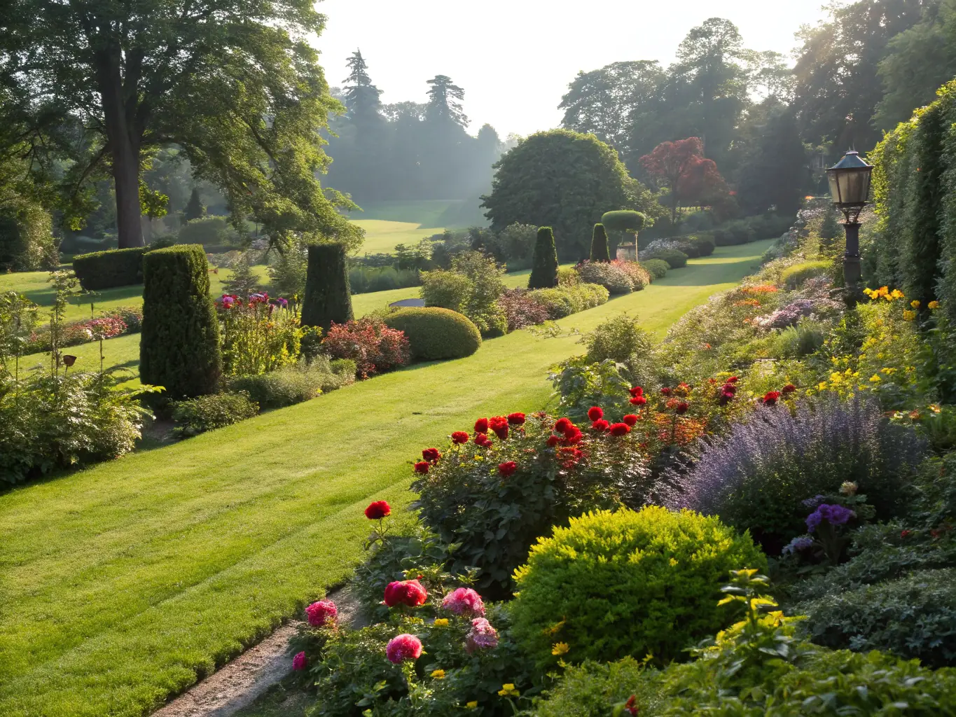 A well-maintained lawn and garden showcasing the reliability and quality of All Star Landscapes' services, with healthy plants and a vibrant green lawn.