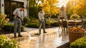 Steps to Clean Outdoor Patios Before Fall Entertaining