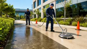 Tips to Reduce Slip Hazards on Walkways With Pressure Washing